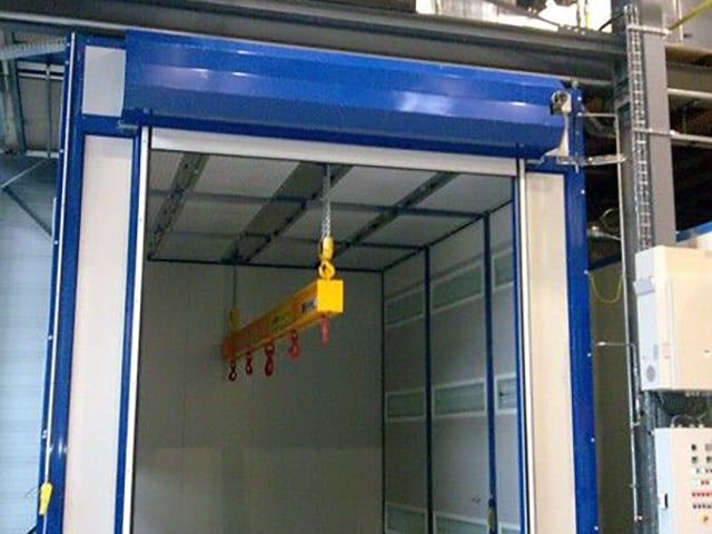 Cabine de peinture ventilation verticale HC