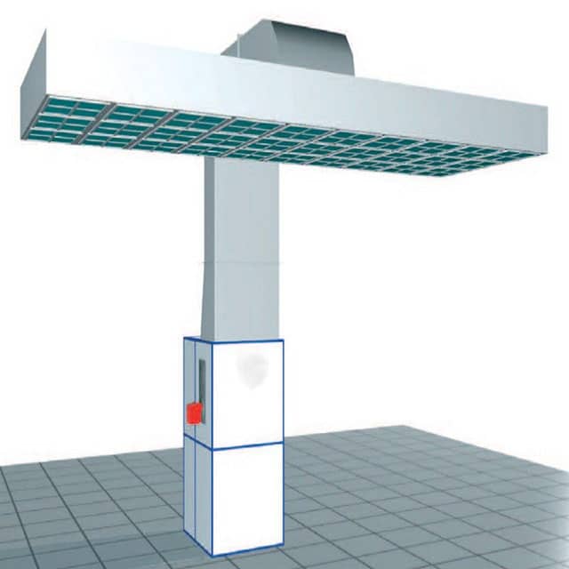 Plenum de soufflage d'air