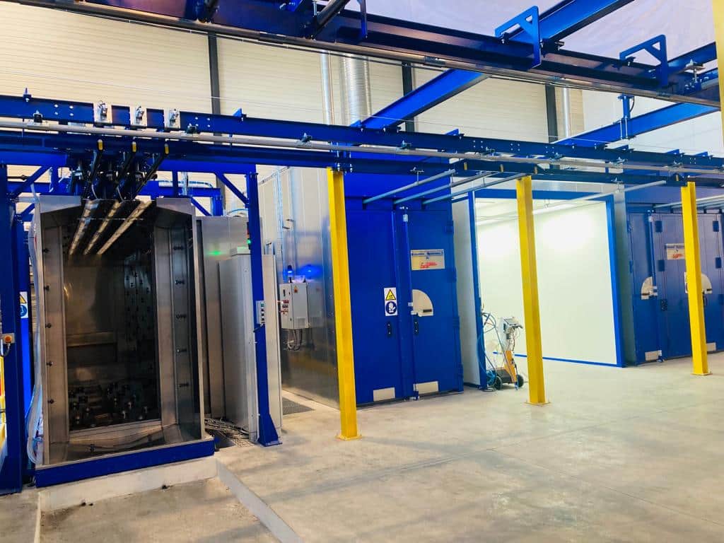 Tunnel de traitement de surface mono-chambre