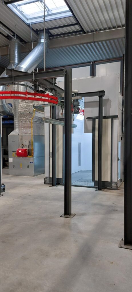 Cabine de poudrage automatique, photo 1